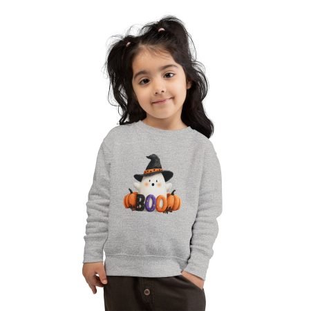 Halloween Toddler Sweatshirt, Cute Ghost Design, Kids Fall Clothing, Boo Sweatshirt, Halloween Gift, Toddler Halloween Apparel