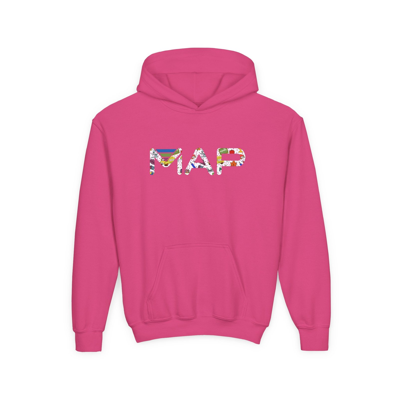 Youth Floral Print Hooded Sweatshirt, Comfortable Hoodie for Kids, Cute Gift for Birthday, Cozy Everyday Wear, Spring Fashion - Image 8