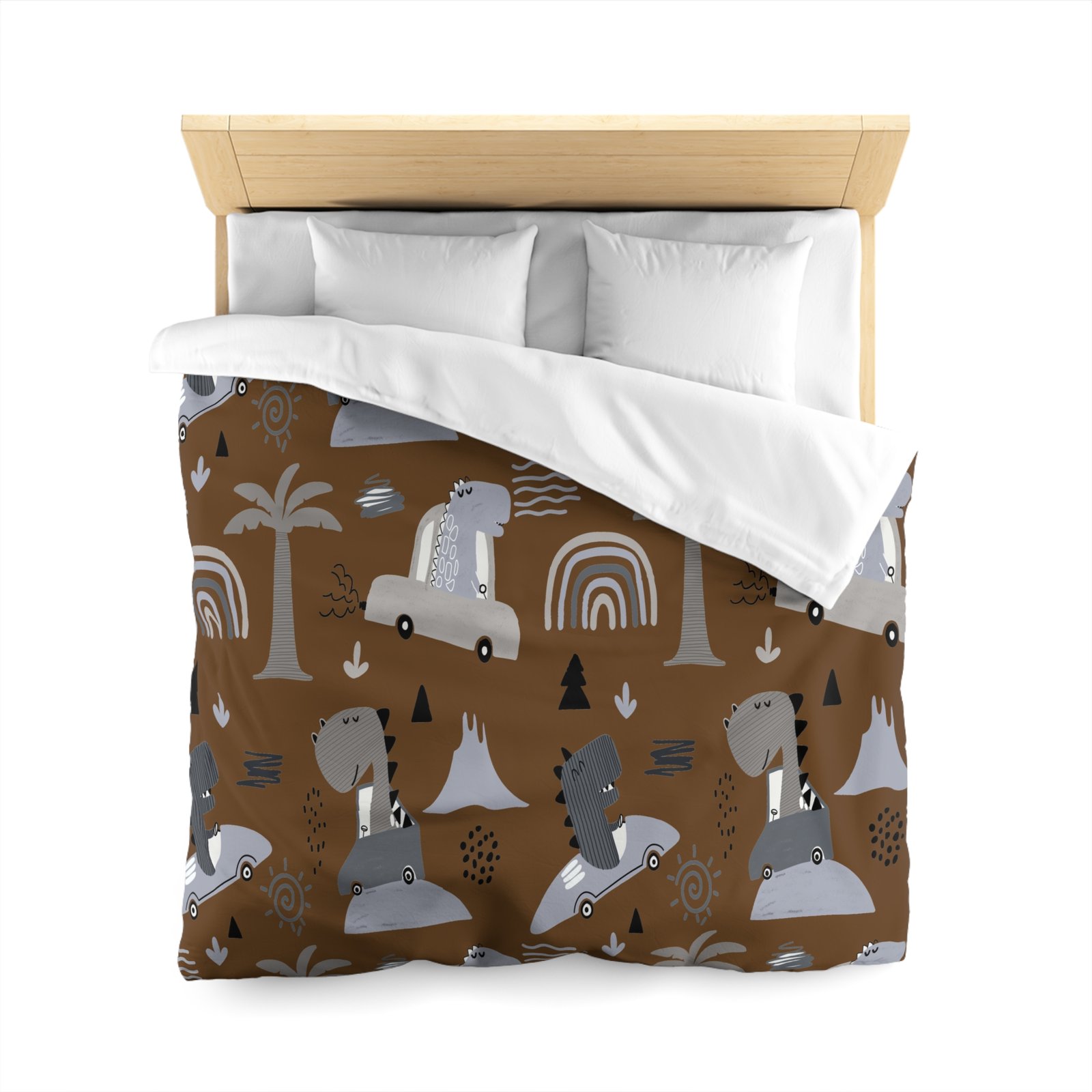 Playful Animal Adventure Microfiber Duvet Cover, Kids Bedding, Nursery Decor, Bedroom Makeover, Fun Home Accessories, Gift for Children - Image 2
