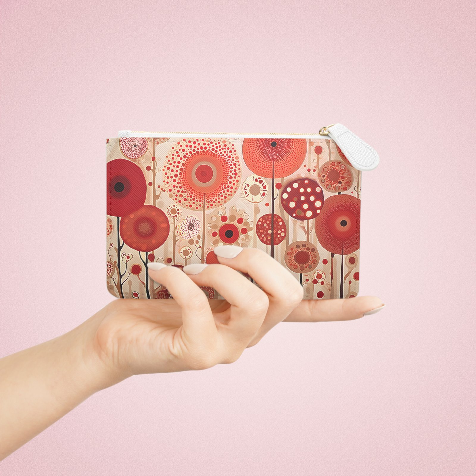 Floral Mini Clutch Bag | Stylish Purse for Every Occasion, Handbag, Cosmetic Pouch, Gift for Her, Clutch for Parties - Image 4