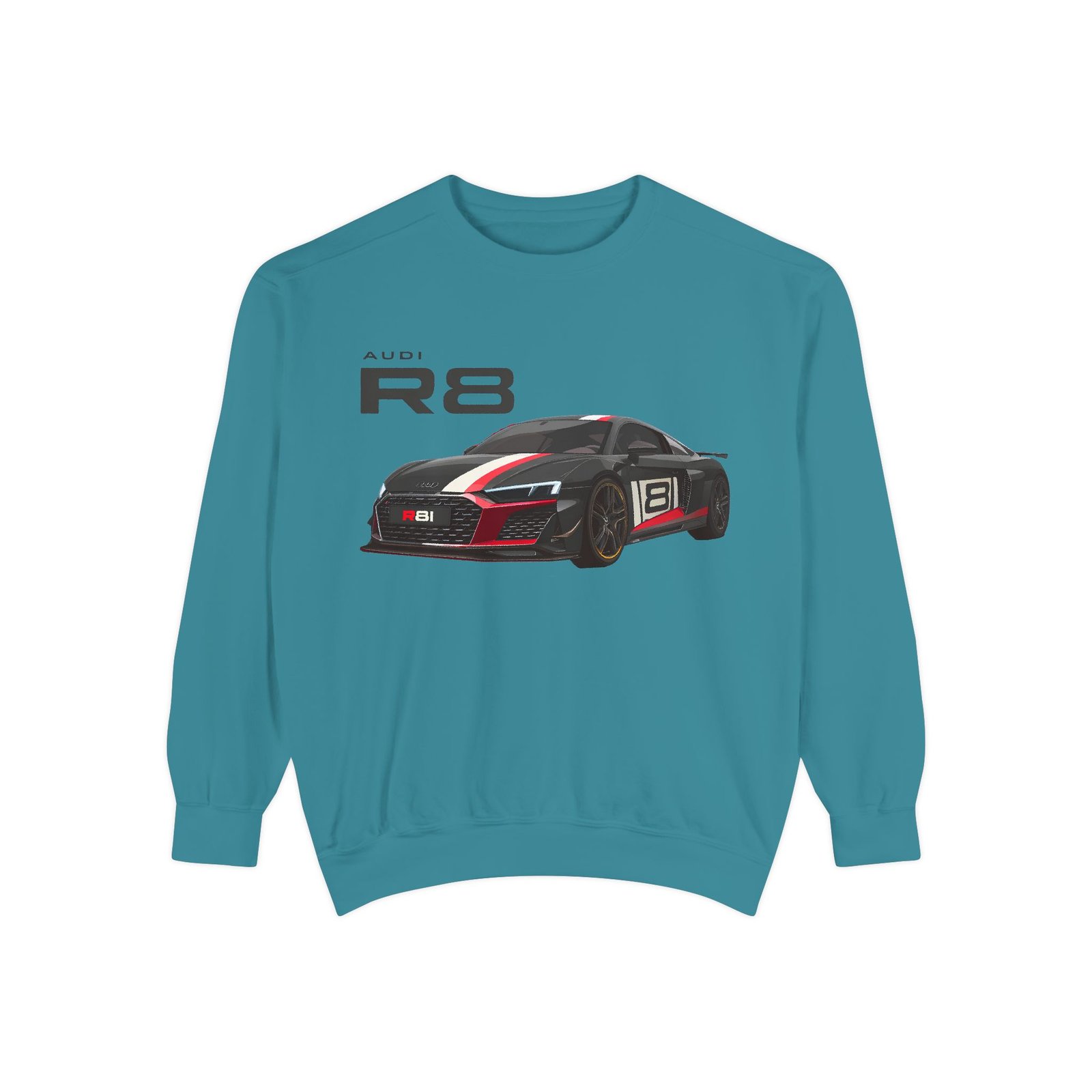 Car Lover's Unisex Sweatshirt, R8 Graphic Top, Automotive Gift, Casual Wear, Birthday Present, Motorsport Apparel - Image 16