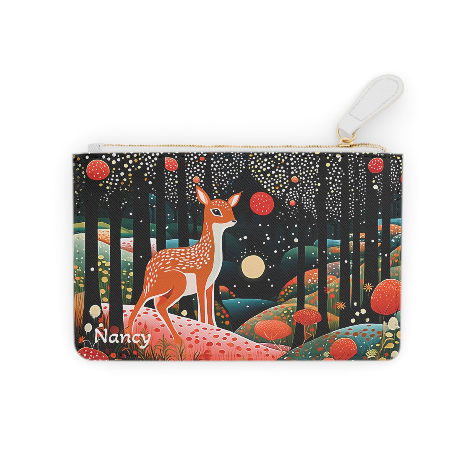 Whimsical Forest Mini Clutch Bag – Ideal for Night Out, Gifts, or Everyday Use, Nature Lover Accessory, Unique Pouch, Trendy Handbag - Image 7