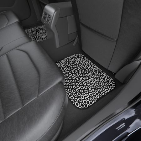 Stylish Car Mats Set, Modern Auto Floor Mats, Vehicle Accessories, Car Decor, Gift for Car Lovers, Indoor and Outdoor Use