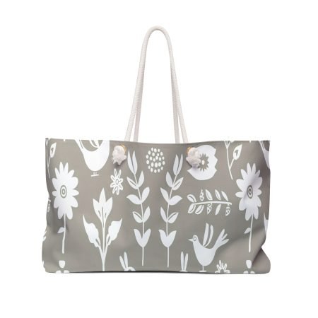Floral Weekender Bag - Stylish Travel Tote for Getaways, Gym, Beach, Daily Errands, Gift for Travelers, Floral Prints