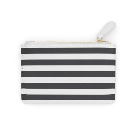 Chic Mini Clutch Bag | Stylish Stripe Purse for Everyday Use, Travel, Evening Events, Gift for Her, Wallet Organizer