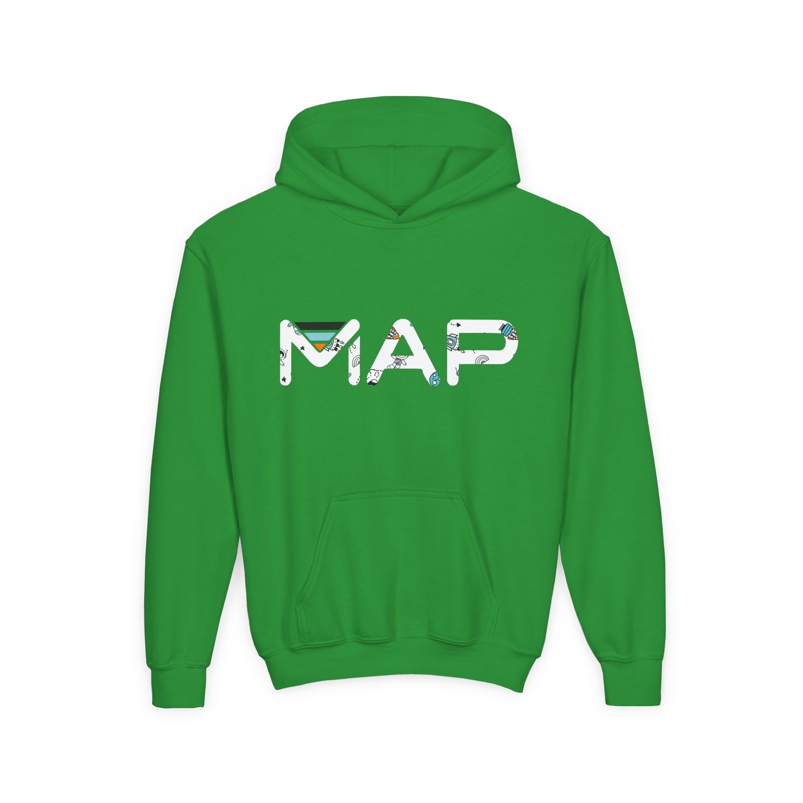 Cozy Adventure Youth Hooded Sweatshirt - Perfect for Casual Outings, Gifts for Kids, Outdoor Fun, Birthdays, School Events - Image 4