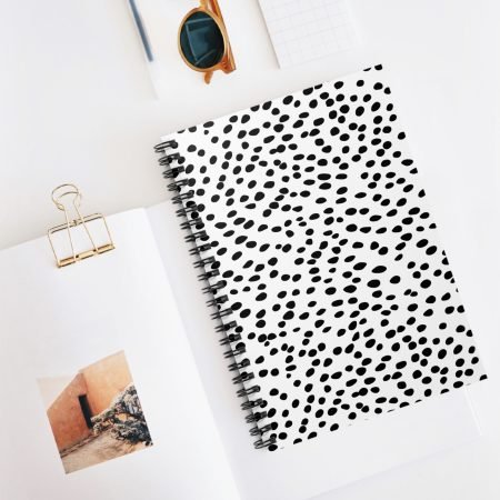Stylish Dotted Spiral Notebook - Perfect for School, Journaling, or Gift