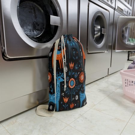 Whimsical Animal Laundry Bag with Colorful Forest Design, Eco-Friendly Storage Solution, Great for Kids Rooms, Gifts for Nature [...]