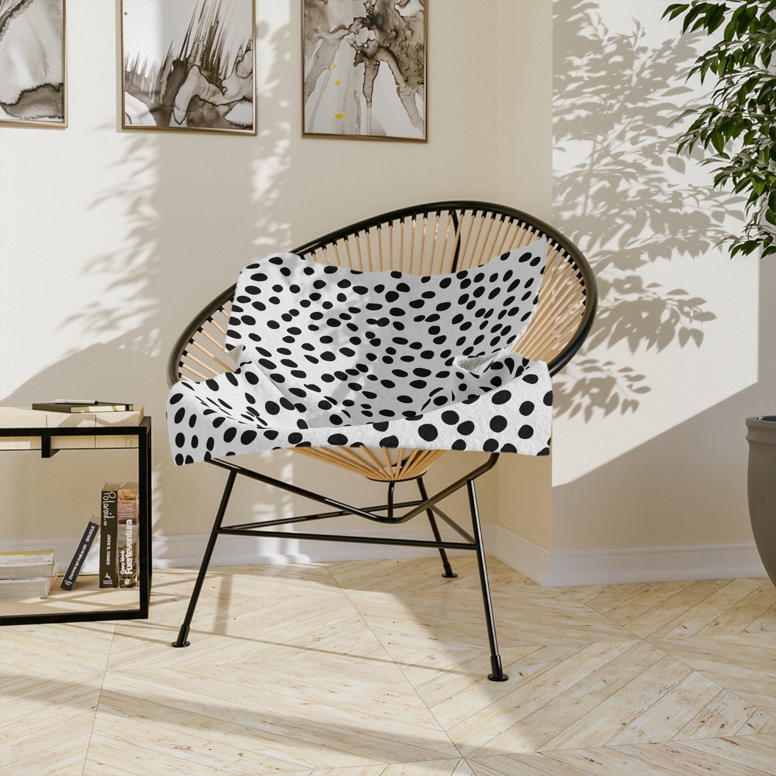 Stylish Microfiber Blanket, Cozy Home Decor, Soft Throw Blanket, Modern Bedding, Gift for All Occasions, Unique Home Gift