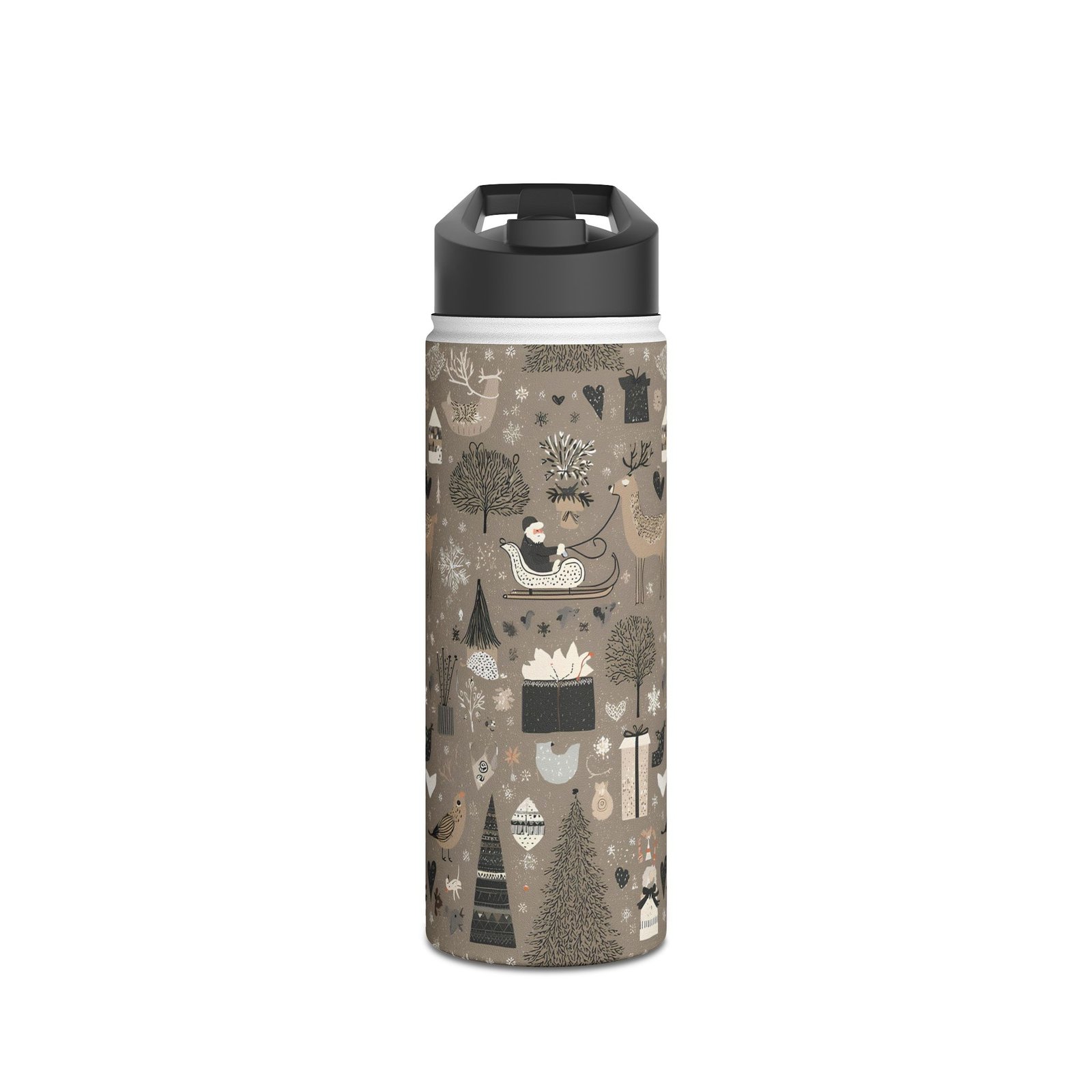Stainless Steel Water Bottle, Standard Lid - Image 8