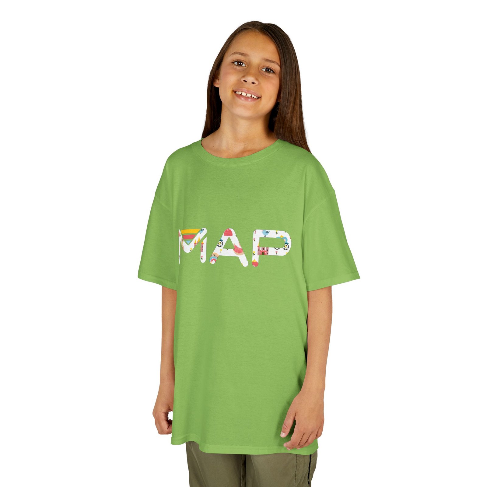 Colorful Map Kids Tee, Fun Geographical T-Shirt for Children, Adventure Gift, Educational Clothing, Summer Playwear, Travel Enthusiast - Image 6