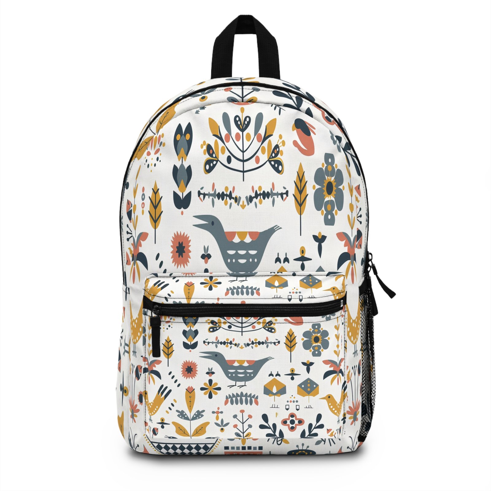 Colorful Floral Backpack, Trendy Bag for Students, Back to School Essentials, Cute Everyday Carry