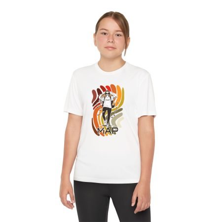 Youth Athletic T-Shirt - MAP Graphic Tee, Sporty Youth Shirt, Fitness Gift, Teamwear, Birthday Present