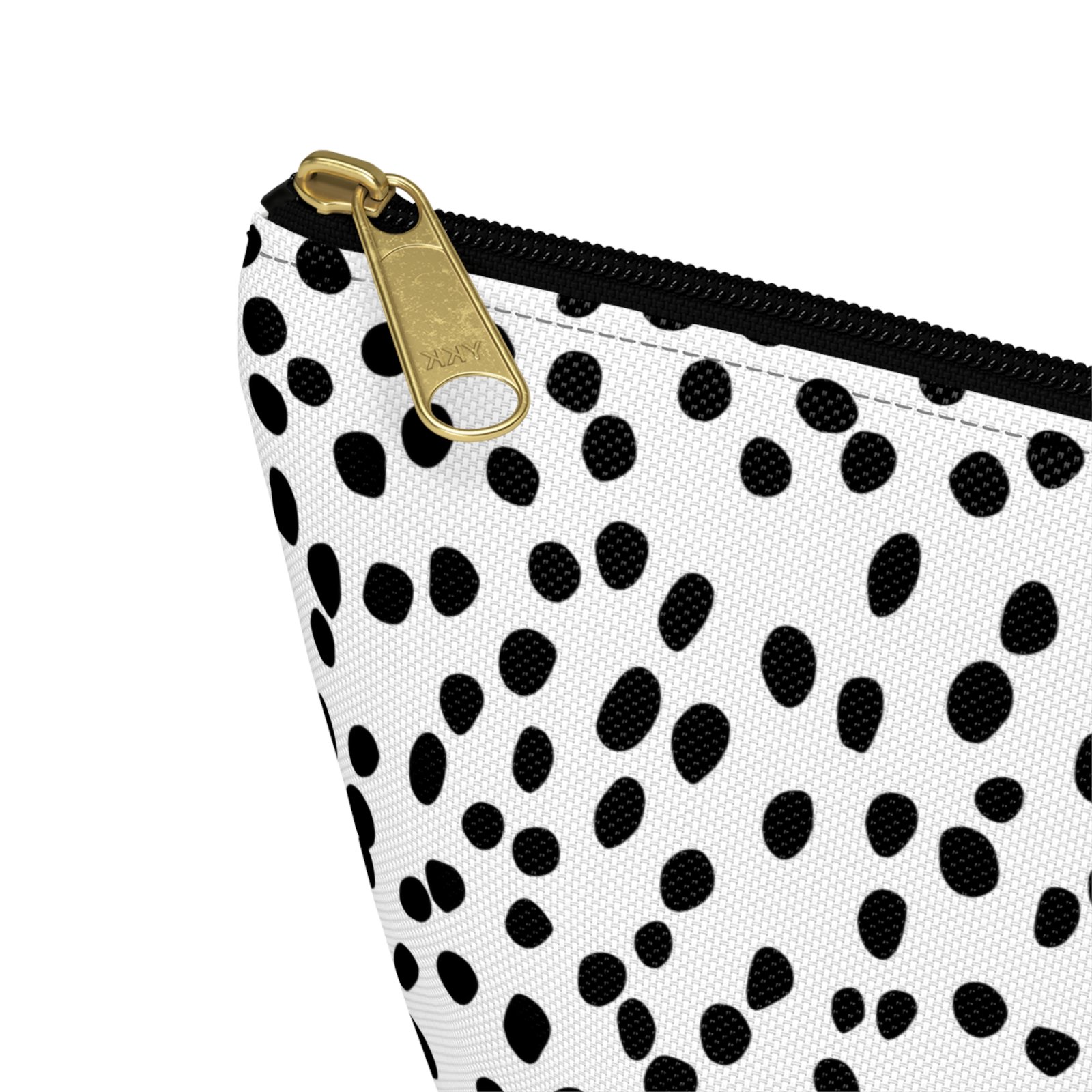 Trendy Black and White Accessory Pouch, Makeup Bag, Travel Organizer, Gift for Her, Stylish Clutch - Image 3