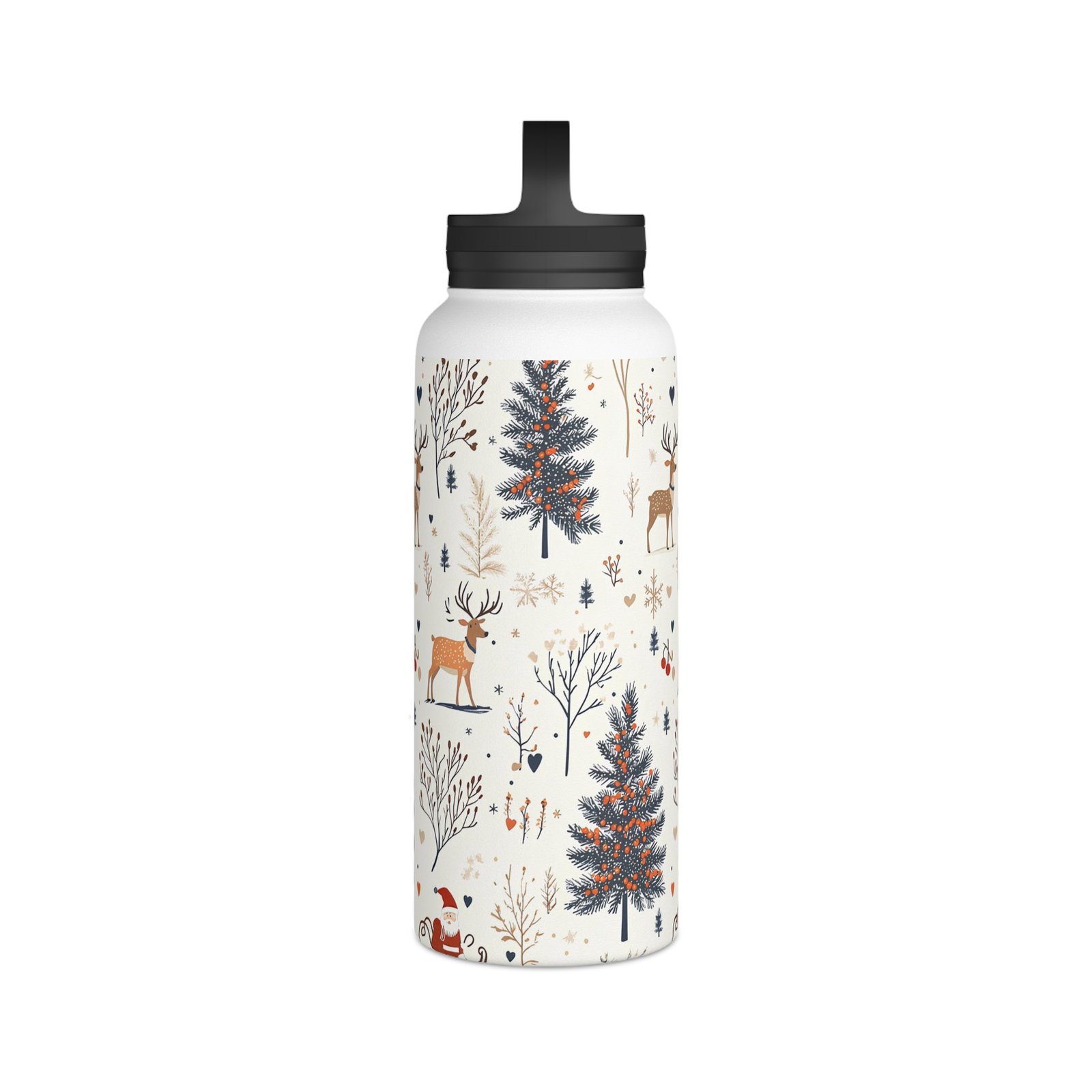 Stainless Steel Water Bottle, Handle Lid - Image 14