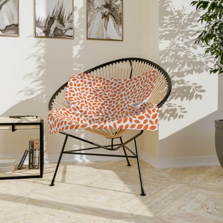 Cozy Leaf Pattern Blanket - Soft Microfiber Throw for Home, Perfect for Gifts, Autumn Decor, Warmth, Snuggling