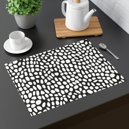 Modern Abstract Placemat, Stylish Kitchen Decor, Table Setting, Hospitality Gift, Monochrome Design, Home Dining Essentials, Table [...]