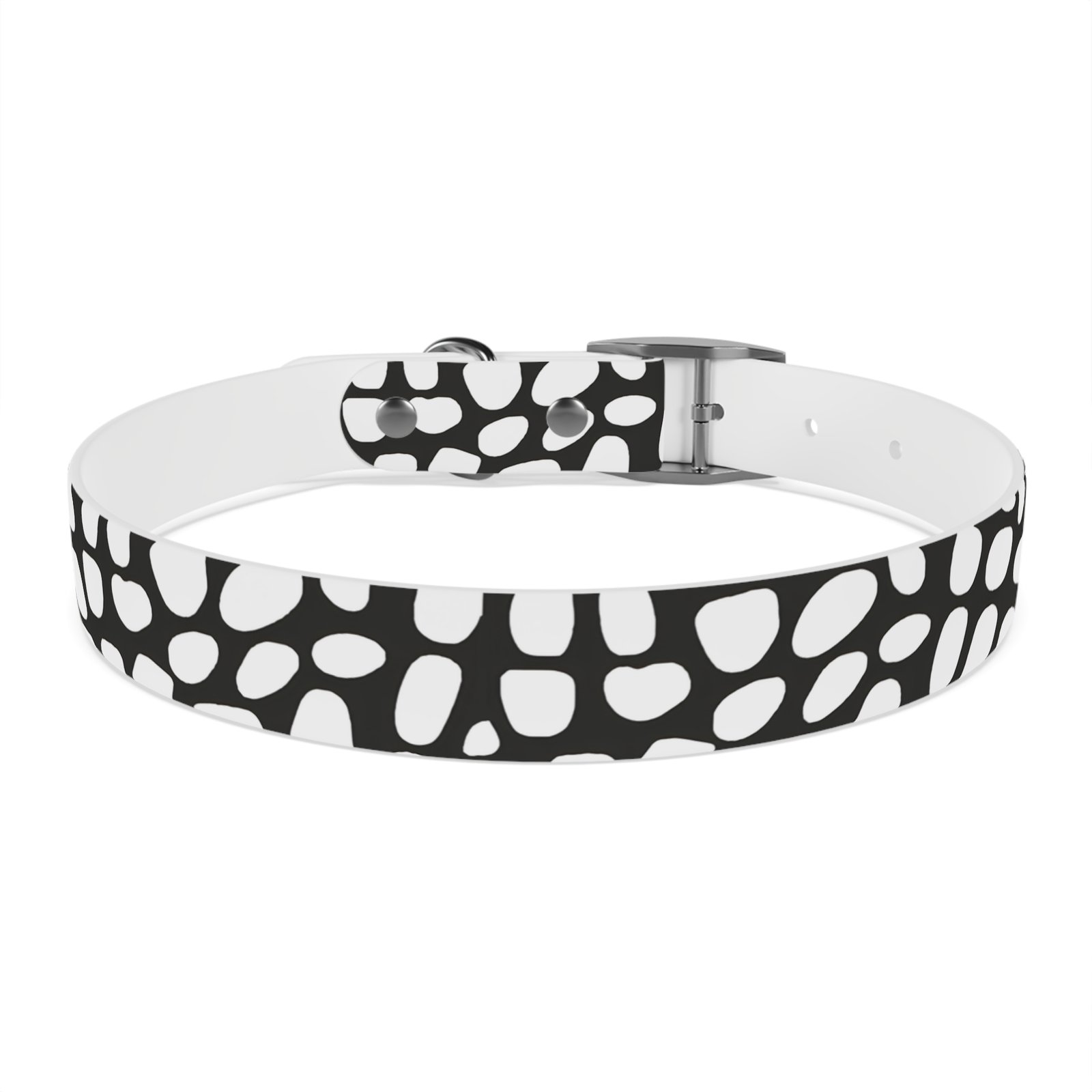 Stylish Dog Collar, Trendy Pet Accessory, Dog Lover Gift, Custom Pet Gear, Black & White Design - Image 19