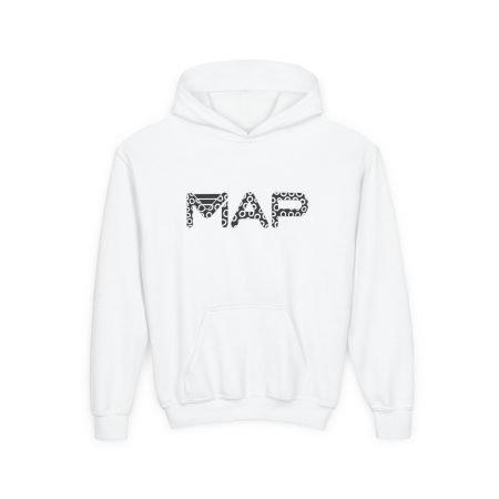 Stylish Youth Hooded Sweatshirt - Perfect for Everyday Wear, Gifting, School Events, and Winter Celebrations, MAP Design
