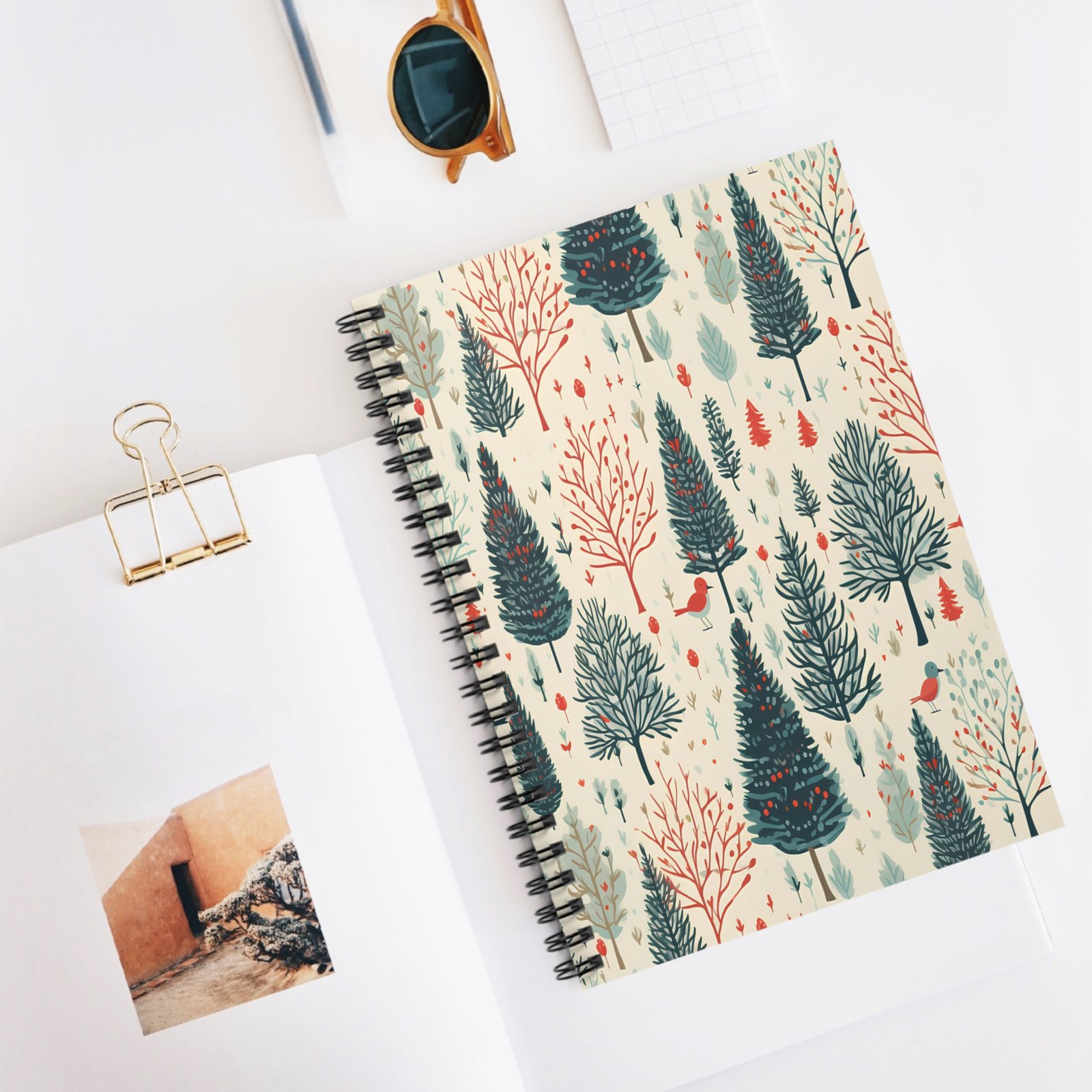 Nature-Inspired Spiral Notebook for Journaling, School, Gifts, Organization, Christmas, Outdoor Lovers - Image 5