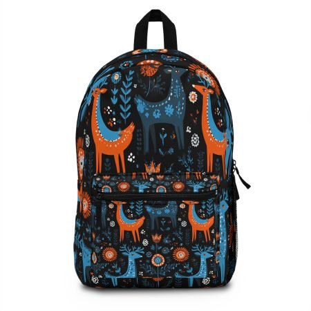 Colorful Animal Print Backpack, Fun School Bag, Cute Daypack, Unique Gift for Kids, Adventure Rucksack, Travel Essentials