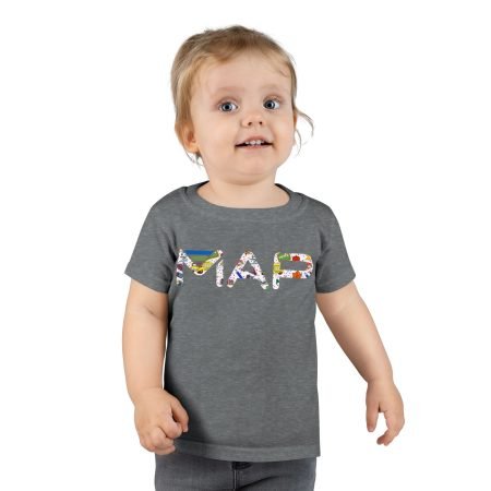 Fun Map Toddler T-Shirt, Kids Geography Tee, Unique Travel Gift, Learning Apparel, Toddler Clothes, Adventure Outfit