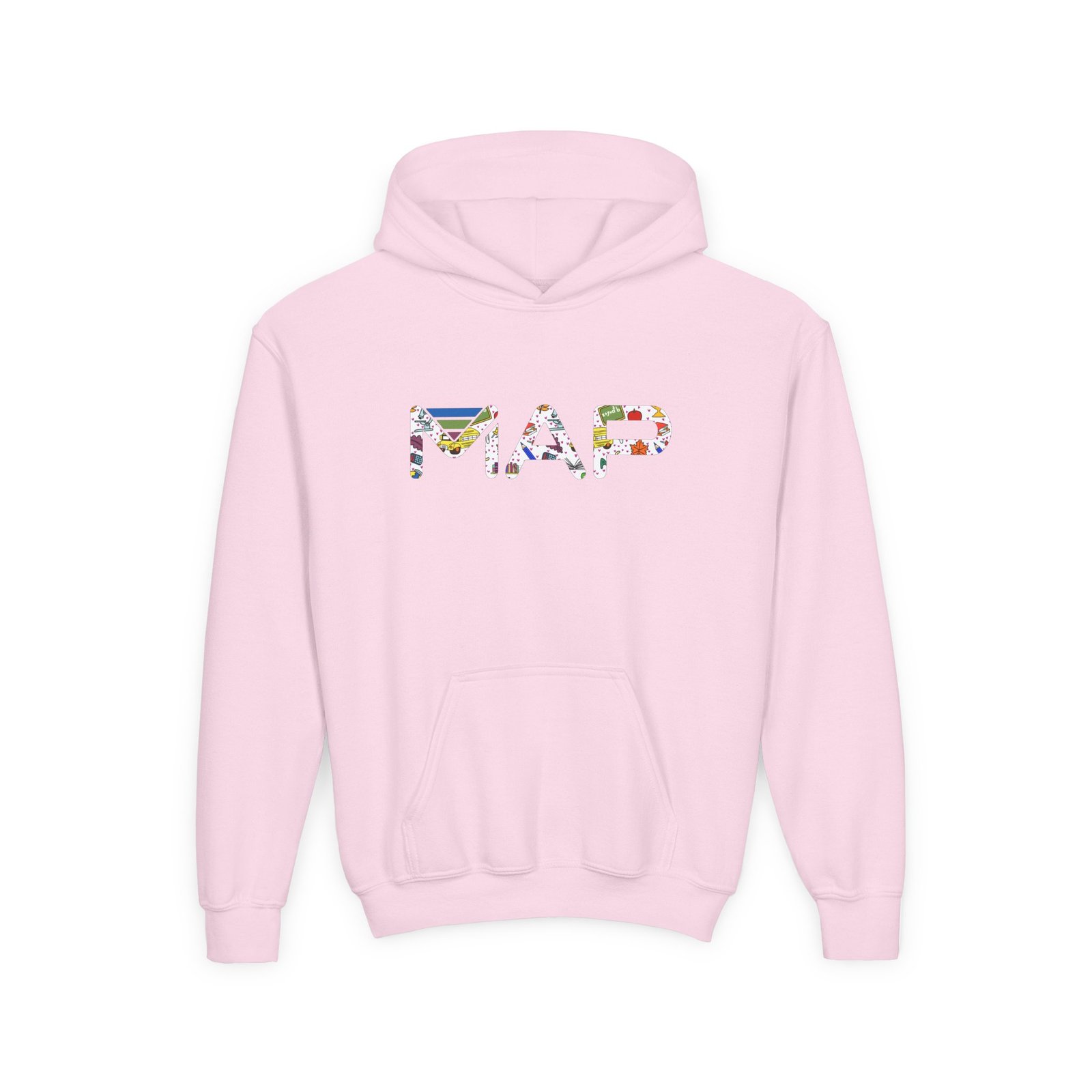 Youth Floral Print Hooded Sweatshirt, Comfortable Hoodie for Kids, Cute Gift for Birthday, Cozy Everyday Wear, Spring Fashion - Image 7