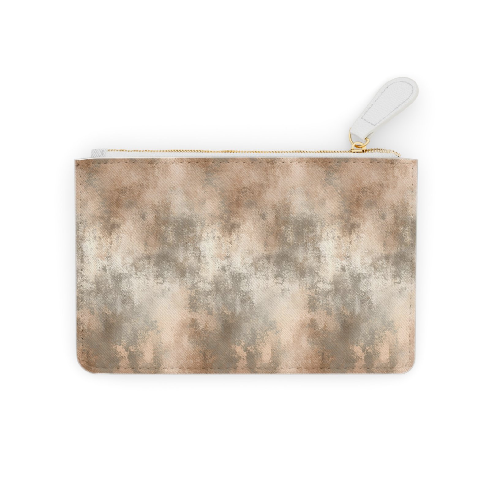 Chic Neutral Mini Clutch Bag, Fashion Accessory, Travel Organizer, Evening Purse, Gift for Her, Stylish Makeup Bag - Image 2