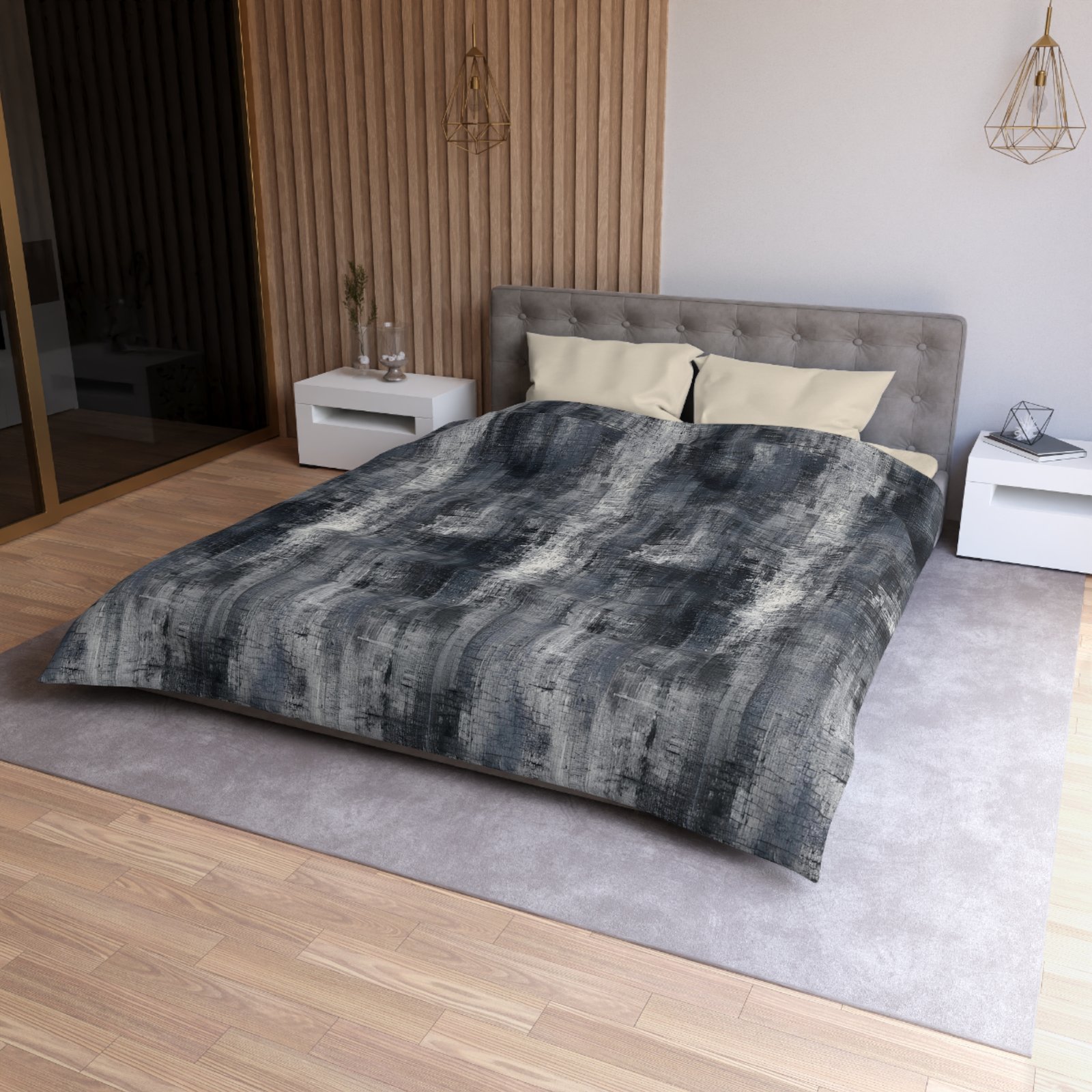 Stylish Microfiber Duvet Cover | Modern Bedroom Decor, Abstract Bedding, Home Textile, Gift for Her, Boho Chic - Image 5