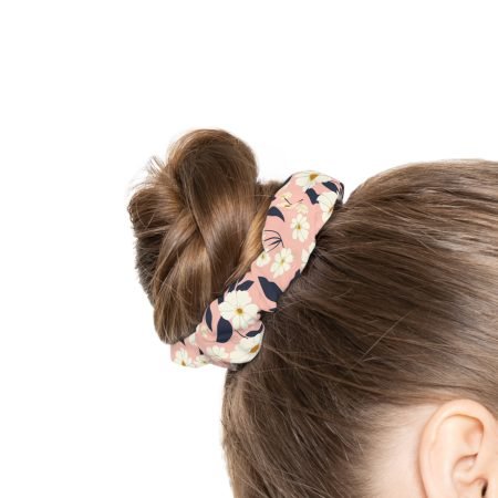 Floral Pattern Scrunchie, Hair Accessories, Gifts, Girls, Hair Ties, Summer Style, Floral Fashion