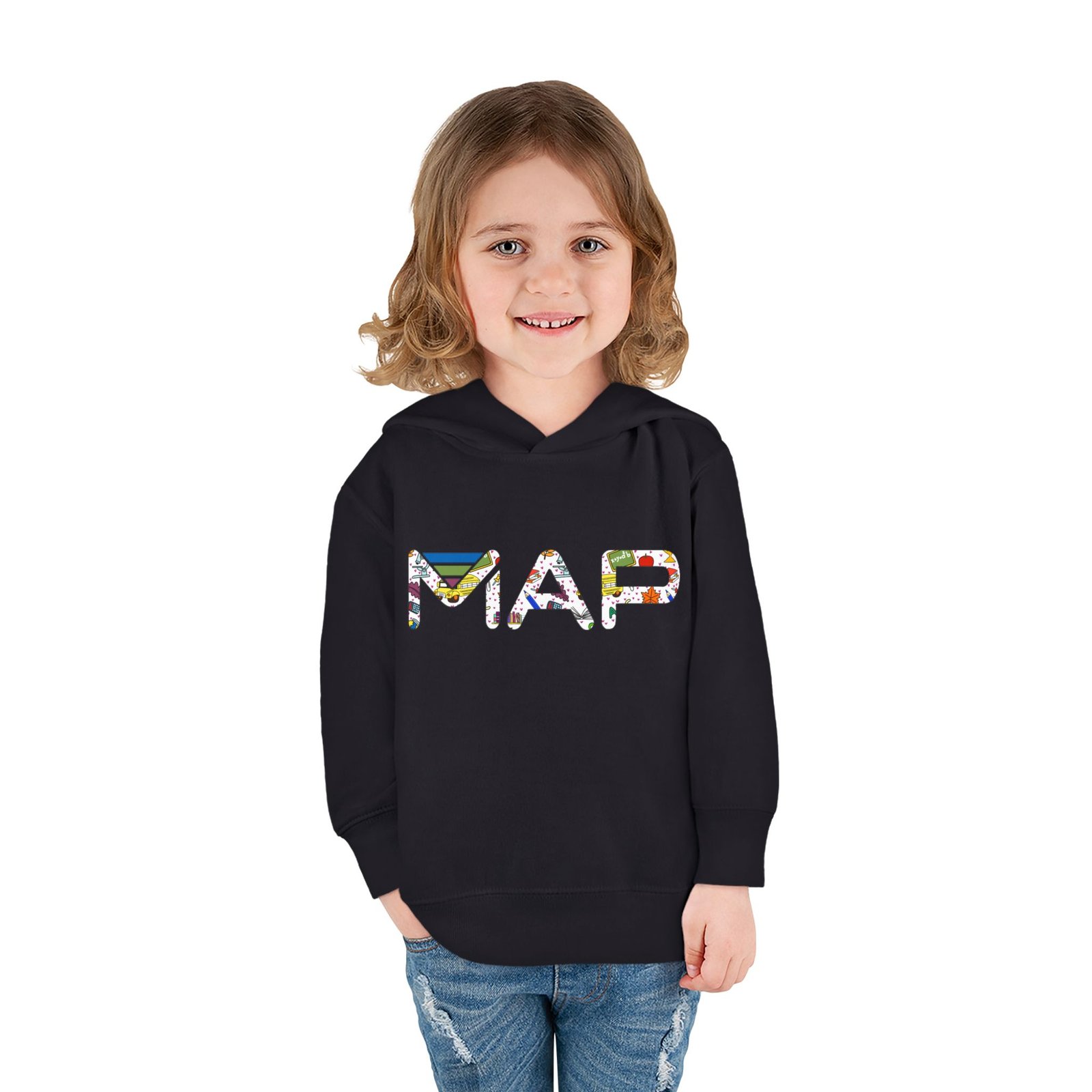 Mad Toddler Hoodie, Cozy Kids Pullover, Fleece Jacket for Playful Days, Gift for Birthdays, Cute Toddler Outfit, Everyday Wear - Image 4
