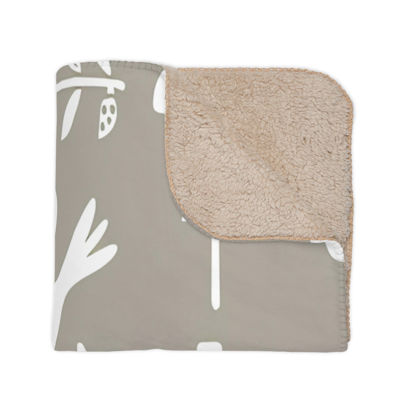 Tan Sherpa Blanket - Image 3