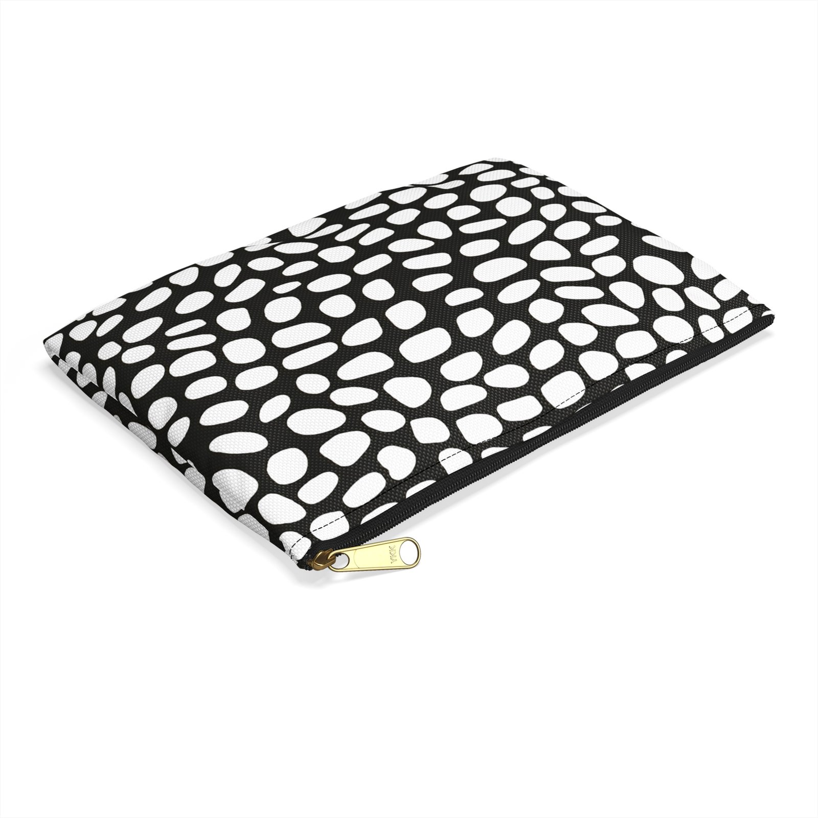 Chic Black and White Accessory Pouch | Stylish Makeup Bag, Travel Organizer, Gift for Her, Modern Clutch, Storage Bag - Image 2