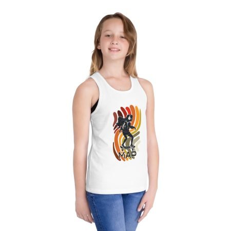 Skateboard Adventure Kid's Jersey Tank Top, Summer Tee, Active Wear, Gifts for Boys, Outdoor Fun Apparel