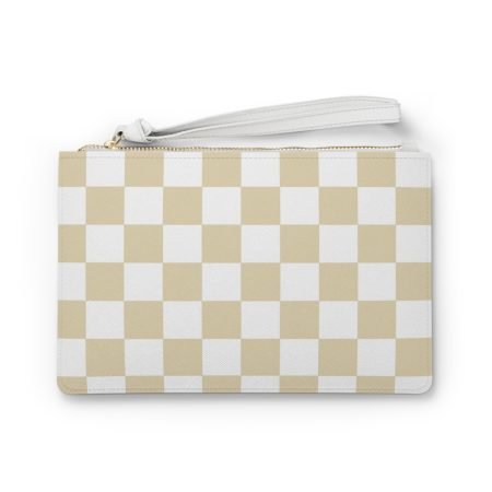 Chic Checkerboard Clutch Bag for Events, Fashion Statement, Gift, Evening Out, Trending Accessories