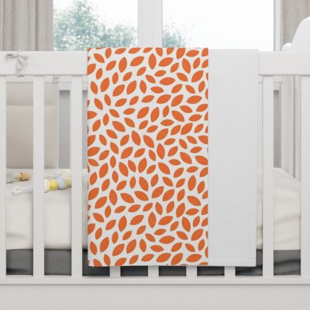 Cozy Autumn-Themed Soft Fleece Baby Blanket, Perfect for Nursery, Baby Shower Gift, Fall Decor, Soft Throw for Baby, Baby Snuggles