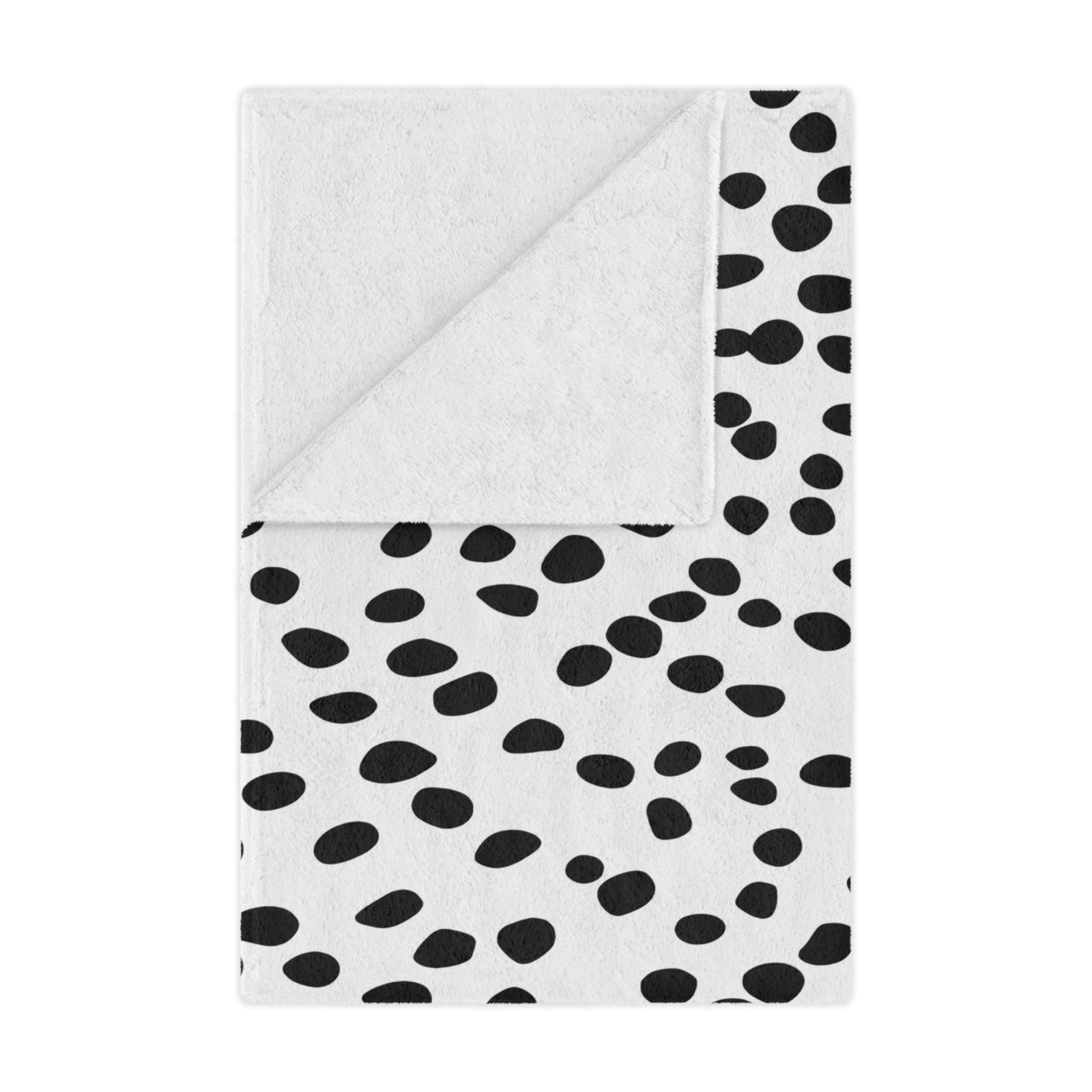 Cozy Black and White Minky Blanket, Soft Throw for Comfort, Stylish Home Decor, Perfect Gift for Baby Showers, Nursery, and Holidays - Image 3