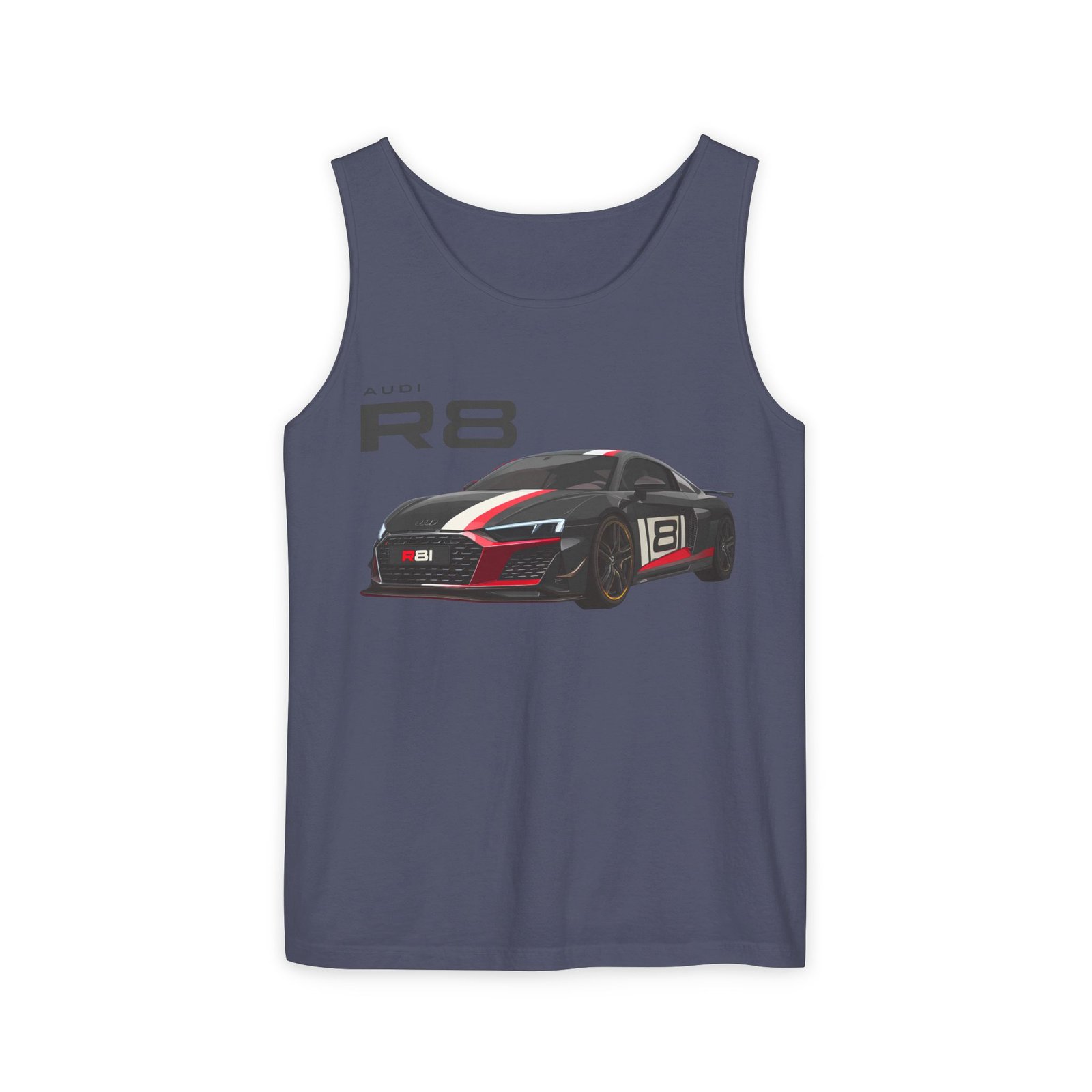 R8 Race Car Unisex Tank Top, Breathable Summer Top, Casual Wear, Gift for Car Enthusiasts, Sports Apparel, Comfortable Tank Top - Image 36