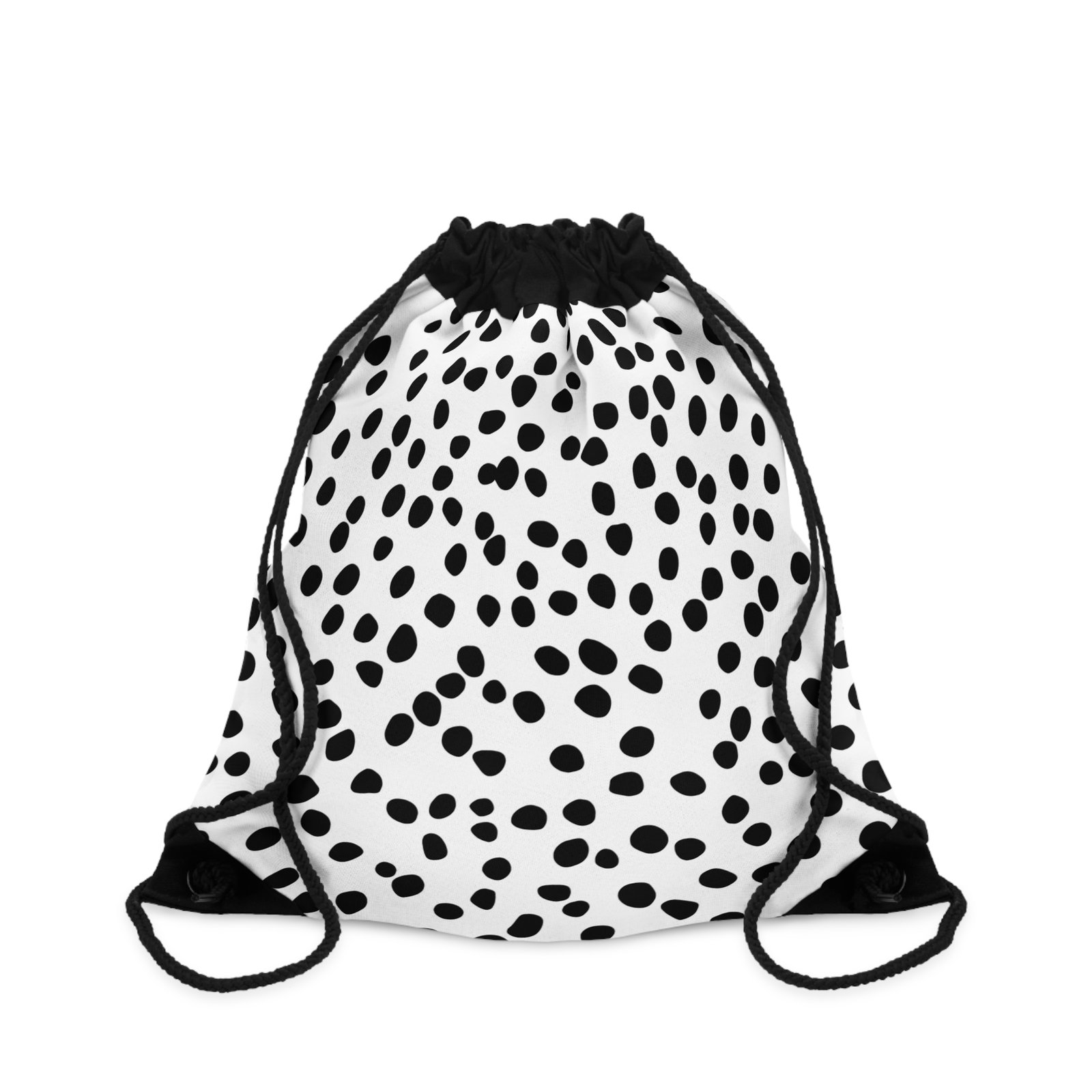 Chic Patterned Drawstring Bag - Stylish Gym Tote, Unique Travel Bag, Eco-Friendly Backpack, Cute Gift for Her, Trendy Casual Daypack - Image 2