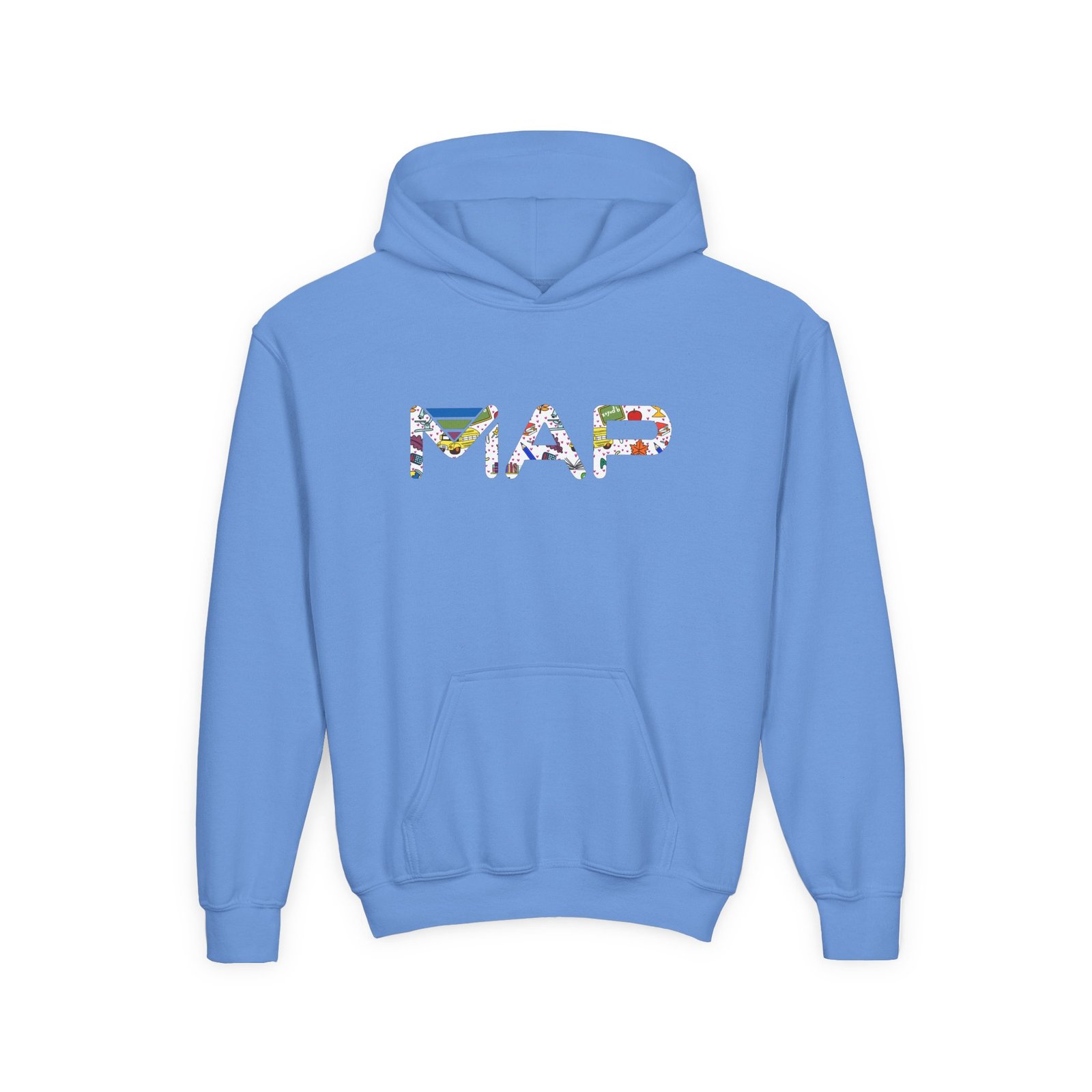 Youth Floral Print Hooded Sweatshirt, Comfortable Hoodie for Kids, Cute Gift for Birthday, Cozy Everyday Wear, Spring Fashion - Image 6