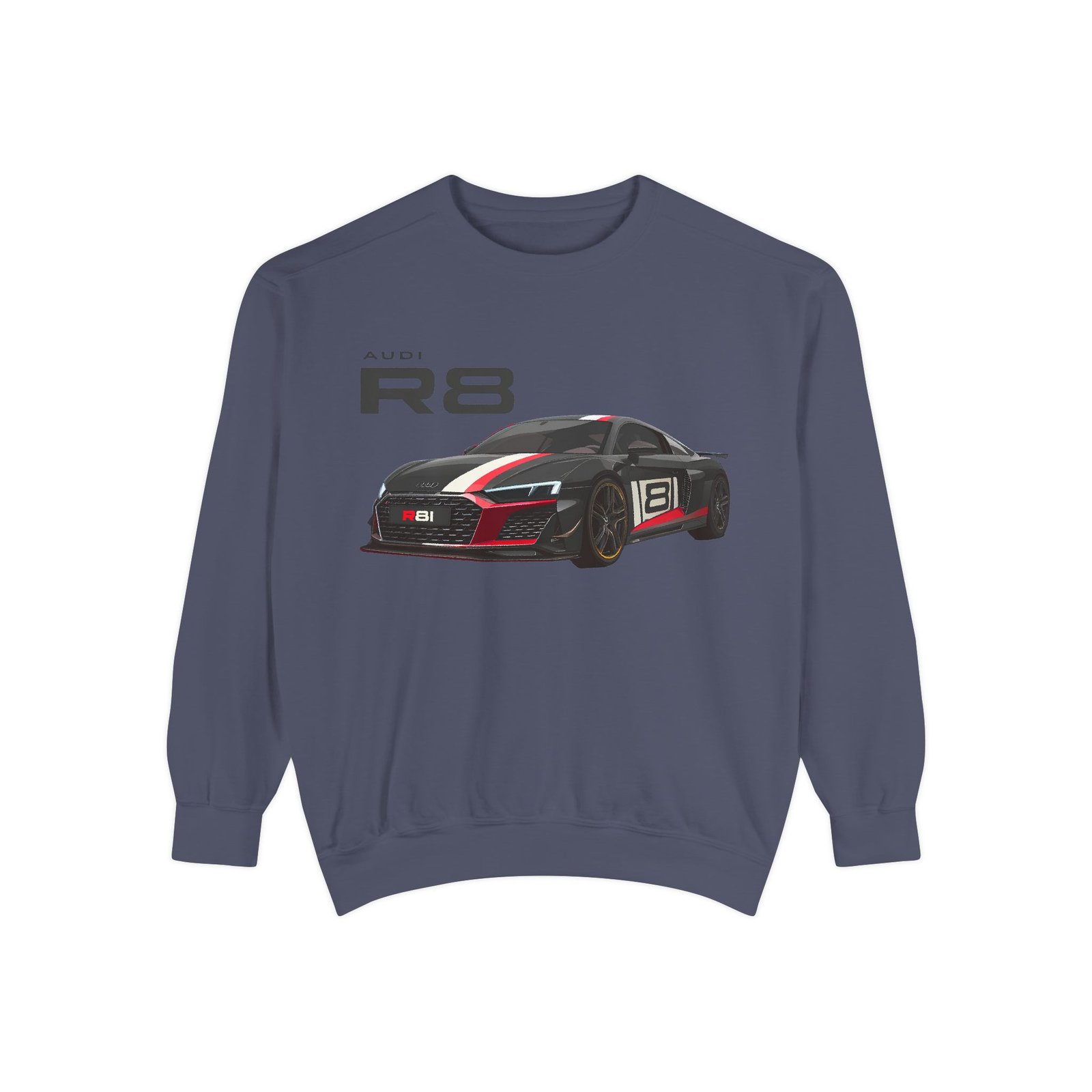 Car Lover's Unisex Sweatshirt, R8 Graphic Top, Automotive Gift, Casual Wear, Birthday Present, Motorsport Apparel - Image 20