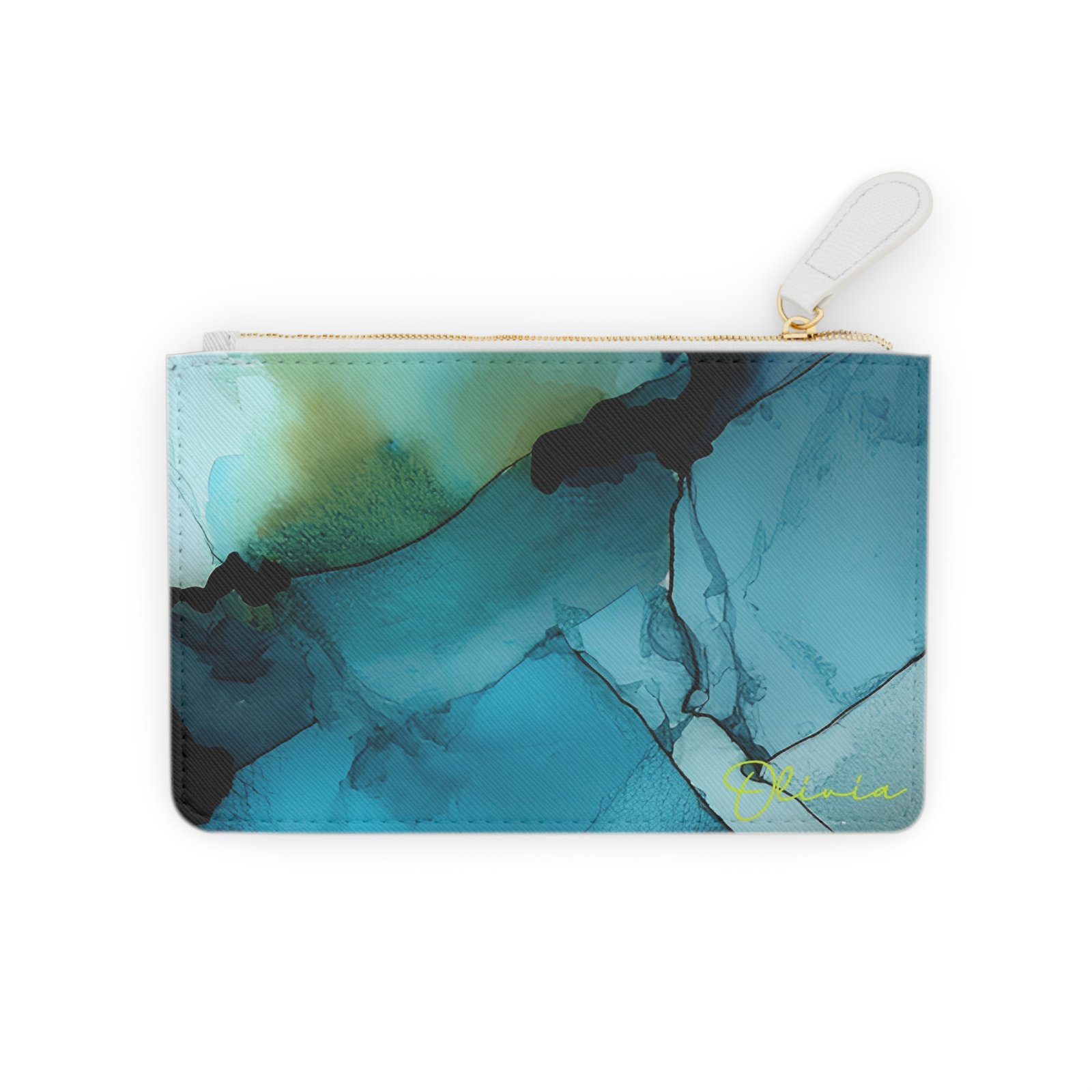 Elegant Teal Mini Clutch Bag, Stylish Accessory, Handbag, Purse, Gift for Her, Evening Bag, Bridesmaid Gift