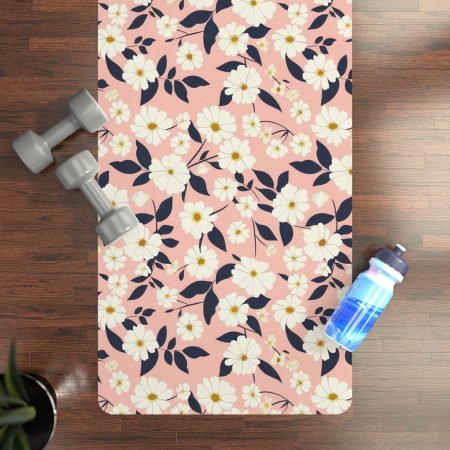 Floral Yoga Mat - Eco-Friendly, Anti-Slip, Lightweight, Perfect for Home Workouts, Gift for Yoga Lovers, Fitness Mat