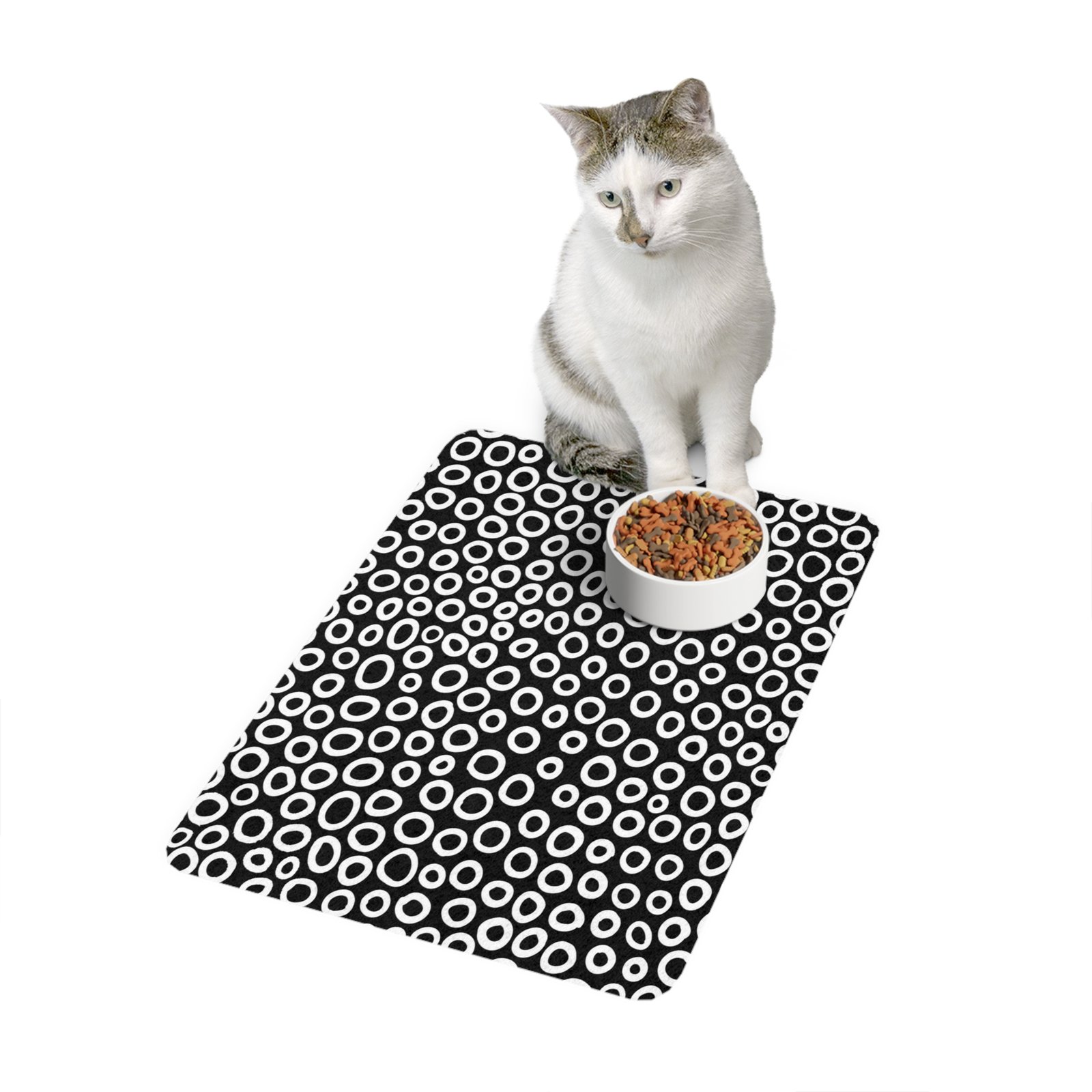 Stylish Pet Food Mat for Modern Homes | Pet Feeding Station | Dog and Cat Mat | Kitchen Decor | Housewarming Gift