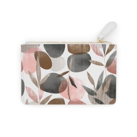 Floral Mini Clutch Bag, Stylish Pouch, Chic Accessories, Gift for Her, Makeup Bag, Travel Organizer, Floral Design