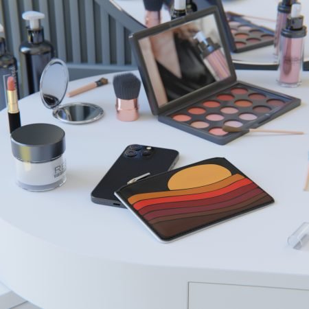 Sunset Layers Mini Clutch Bag | Boho Chic Accessory for Everyday Use, Gift for Her, Travel Pouch, Stylish Wallet