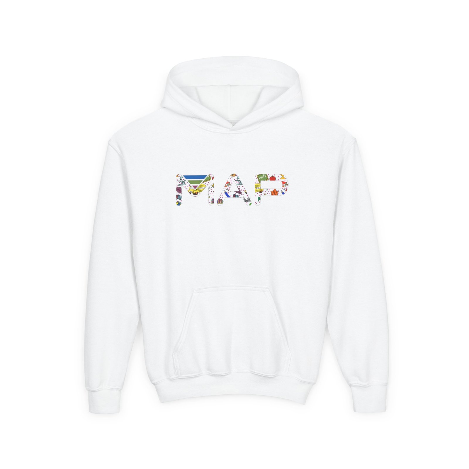 Youth Floral Print Hooded Sweatshirt, Comfortable Hoodie for Kids, Cute Gift for Birthday, Cozy Everyday Wear, Spring Fashion