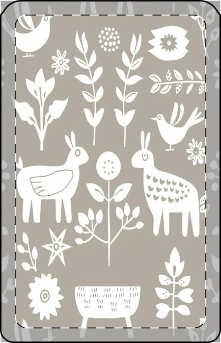 Vegan Wallet, Eco-Friendly MagSafe® Card Holder, Animal Print Vegan Leather Wallet, Sustainable Gift for Nature Lovers, Minimalist Wallet