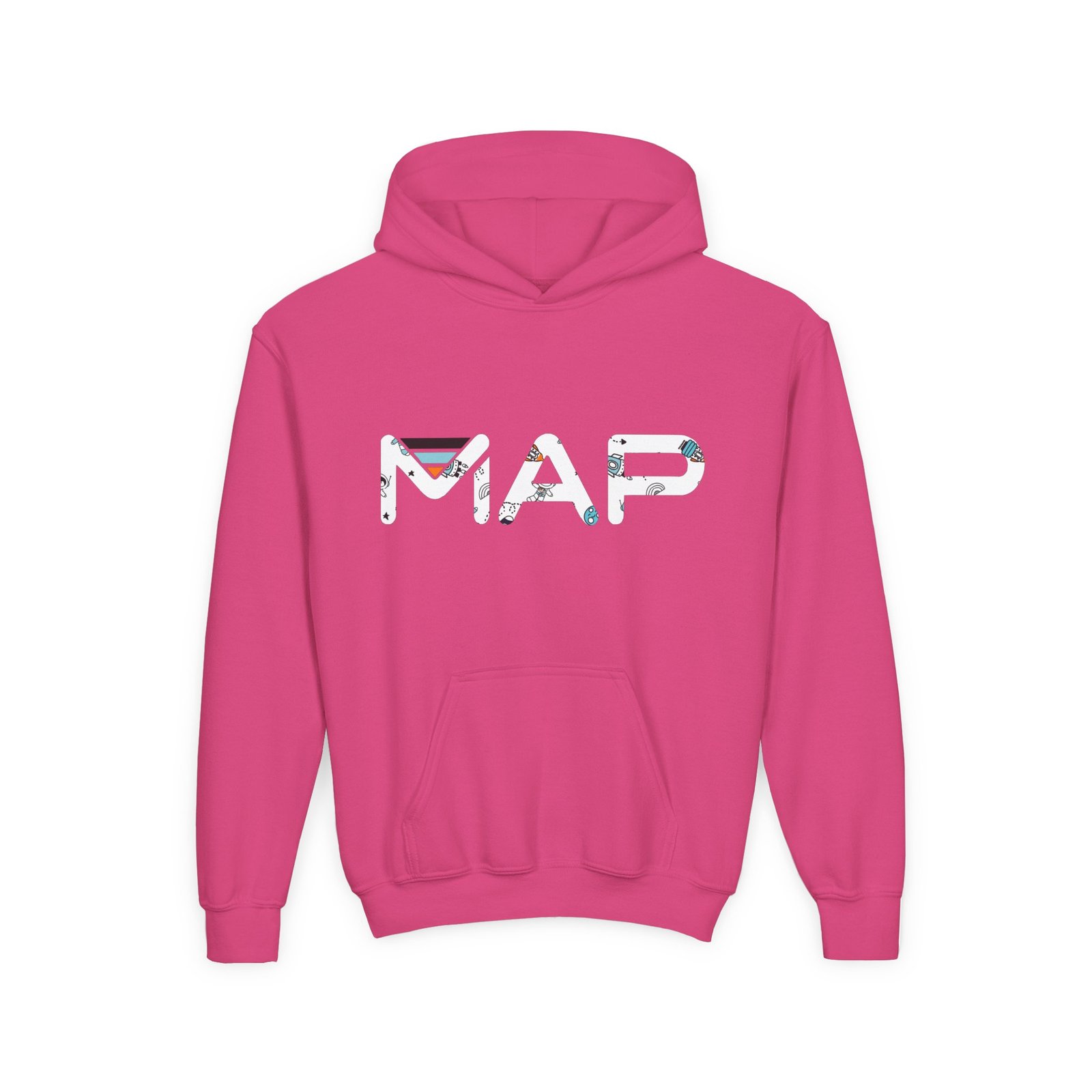 Cozy Adventure Youth Hooded Sweatshirt - Perfect for Casual Outings, Gifts for Kids, Outdoor Fun, Birthdays, School Events - Image 6