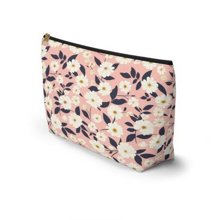 Floral Accessory Pouch, Makeup Bag, Cosmetic Bag, Storage Pouch, Cute Gifts for Friends
